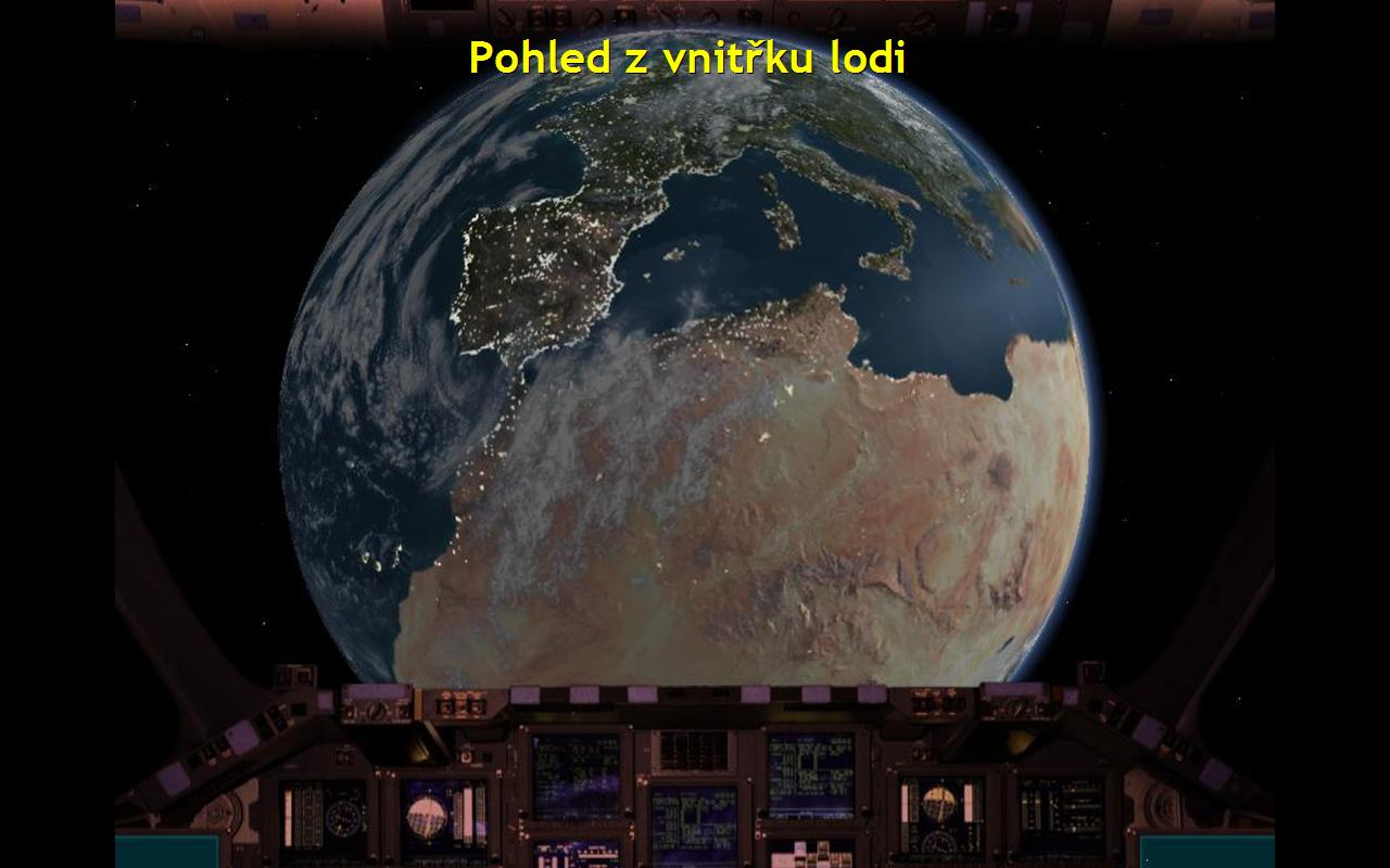 Pohled z raketoplánu